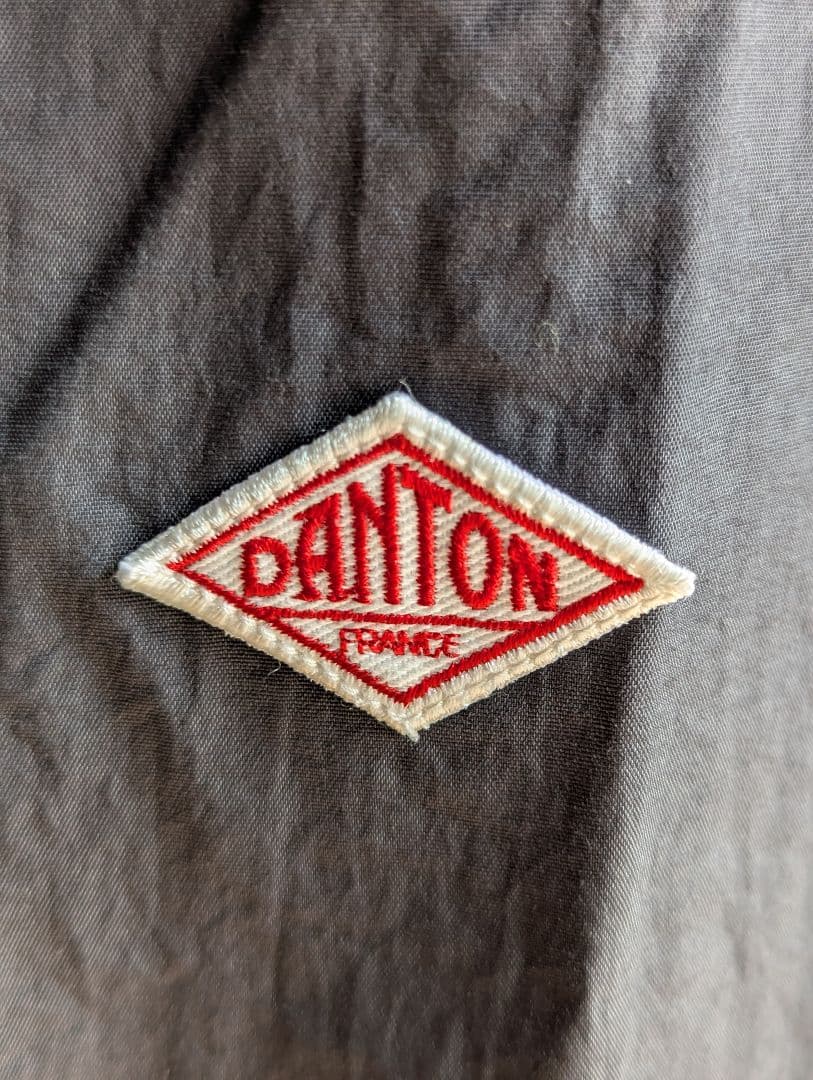 極美品　DANTON ダントン ナイロンタフタフードジャケット　サイズ38