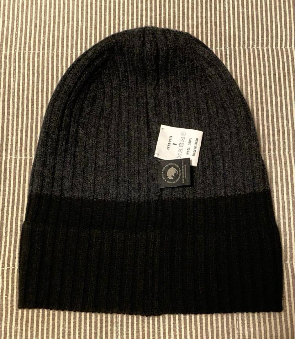 RATS ラッツ　ニットキャップ　ニット帽　ビーニー　2トーン　ウール