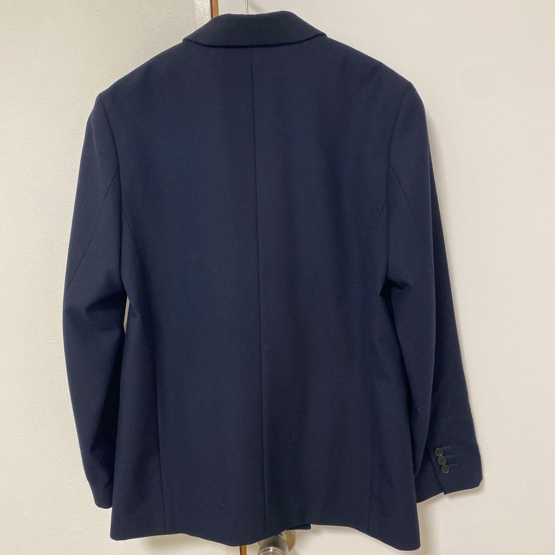 Spick&Span ウールブレンドダブルブレストジャケット38 ネイビー