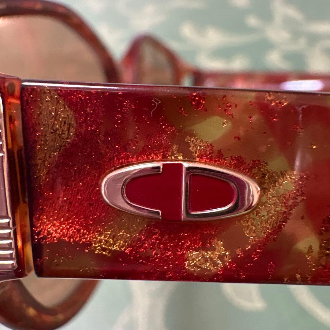 Christian Dior ブラウンラウンド型サングラス