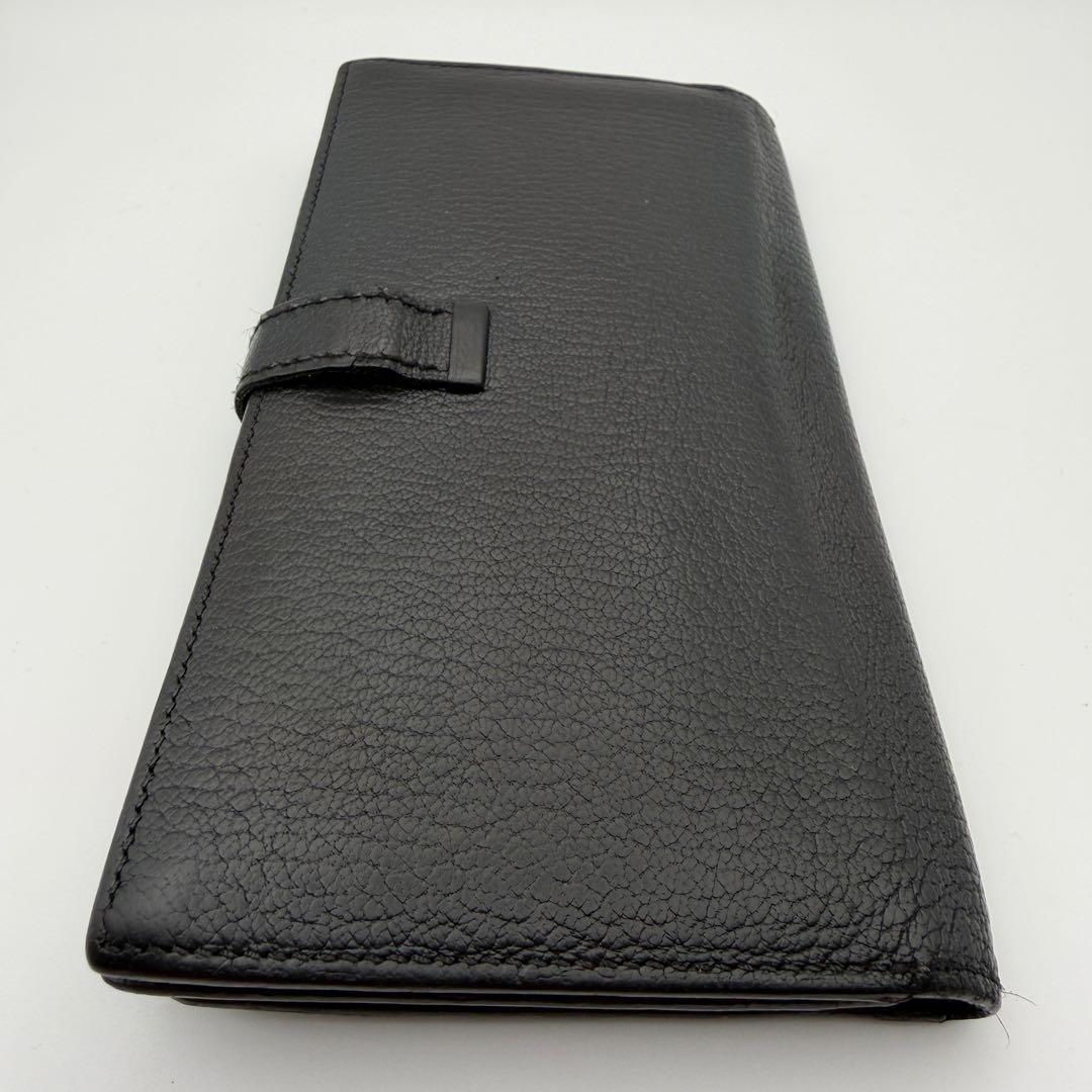 エルメス HERMES ベアン 長財布 □J刻印 ブラック