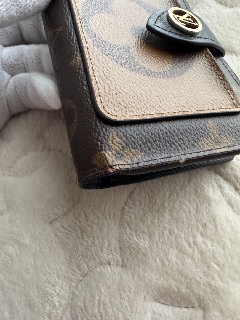 Louis Vuitton 二つ折り財布 ブラウン/ブラック