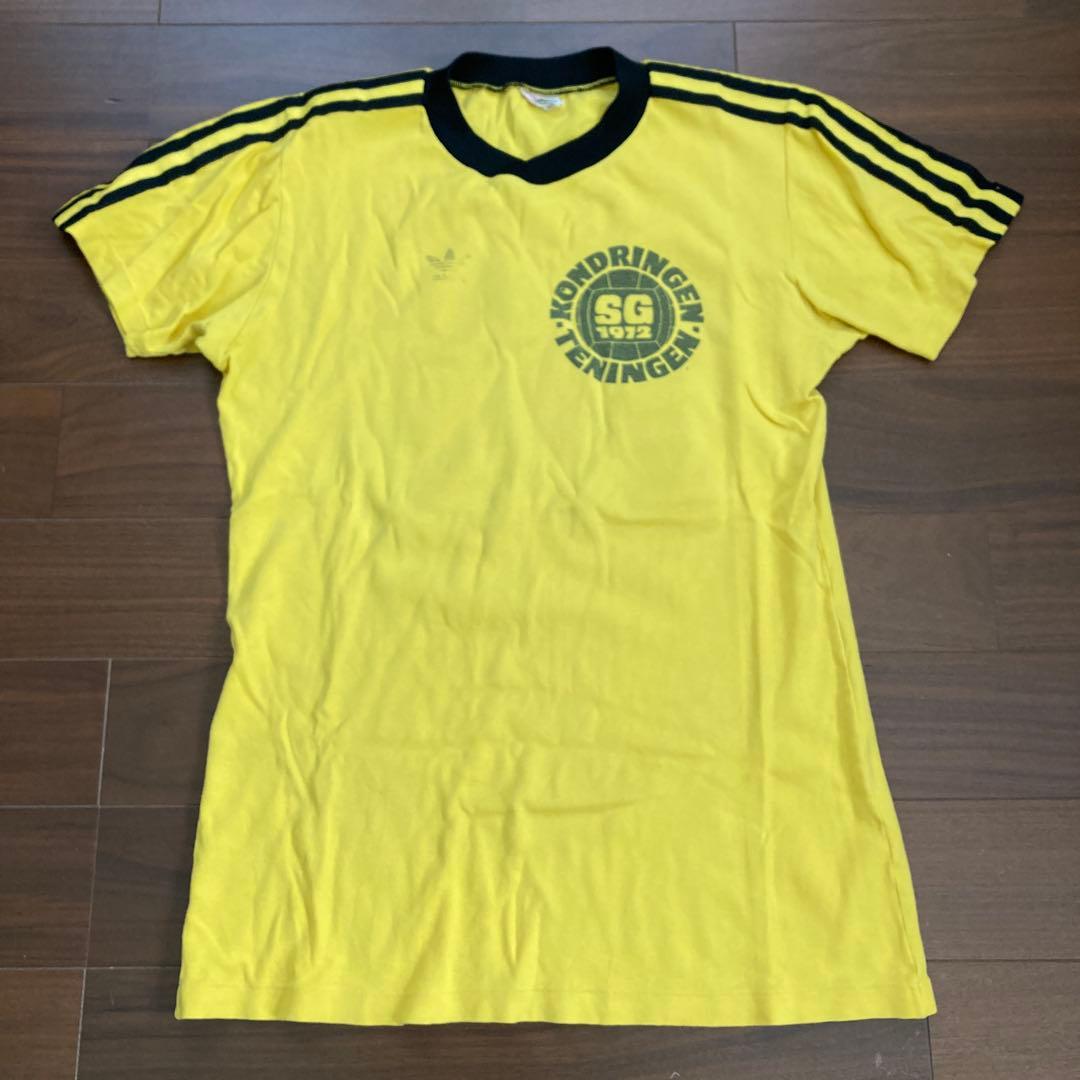 【西ドイツ製】vintage アディダス　ゲームシャツ Tシャツ