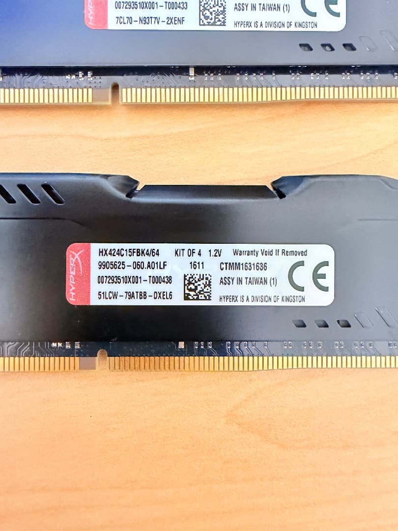 HyperX FURY DDR4 メモリー 64GB 16GB4枚セット