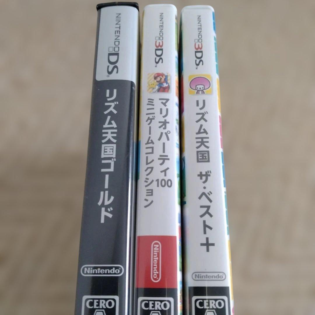 【DS·3DS】リズム天国·マリオパーティ ソフト3本セット まとめ売り