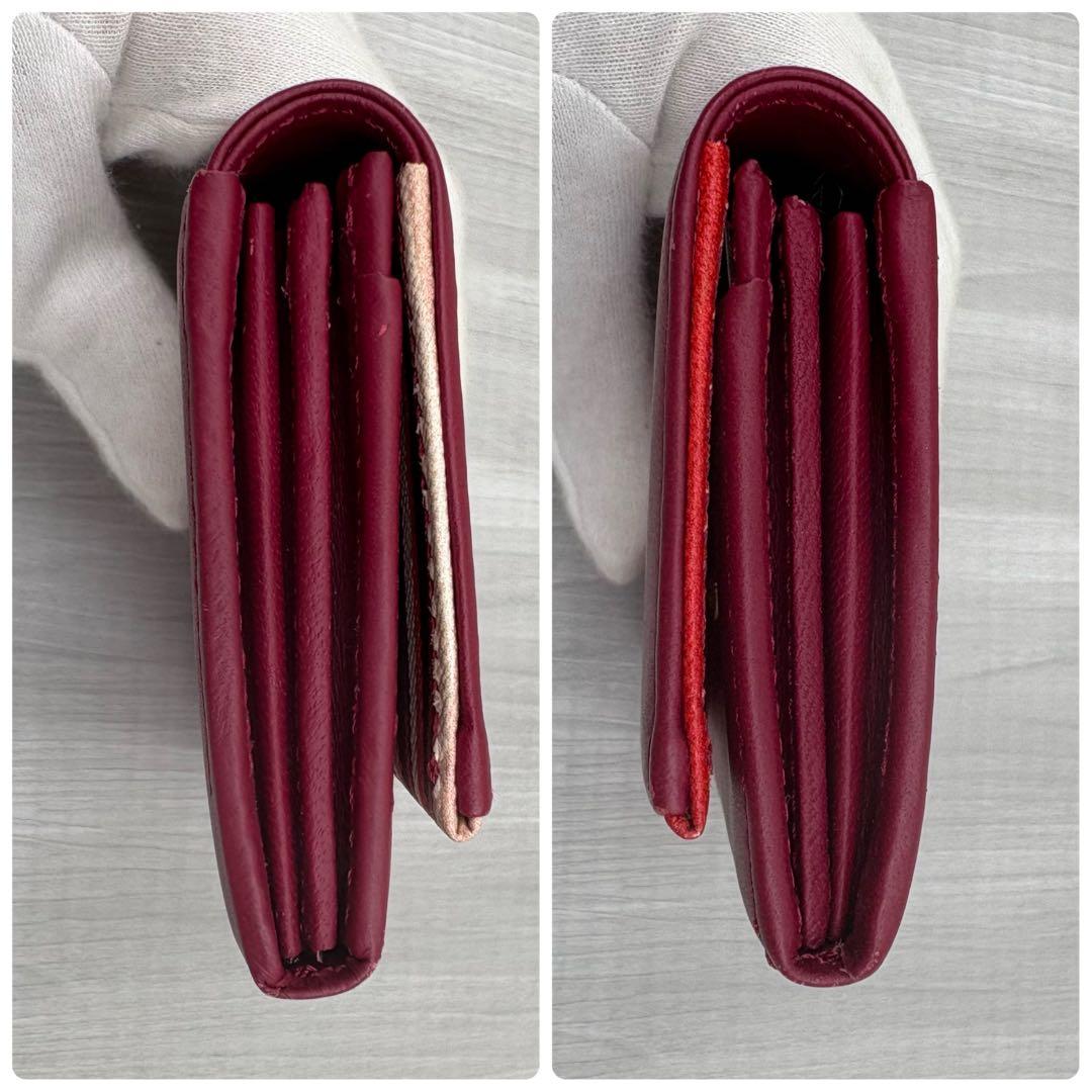 【極美品】ポールスミス　名刺入れ　カードケース　マルチカラー　レッド　箱つき