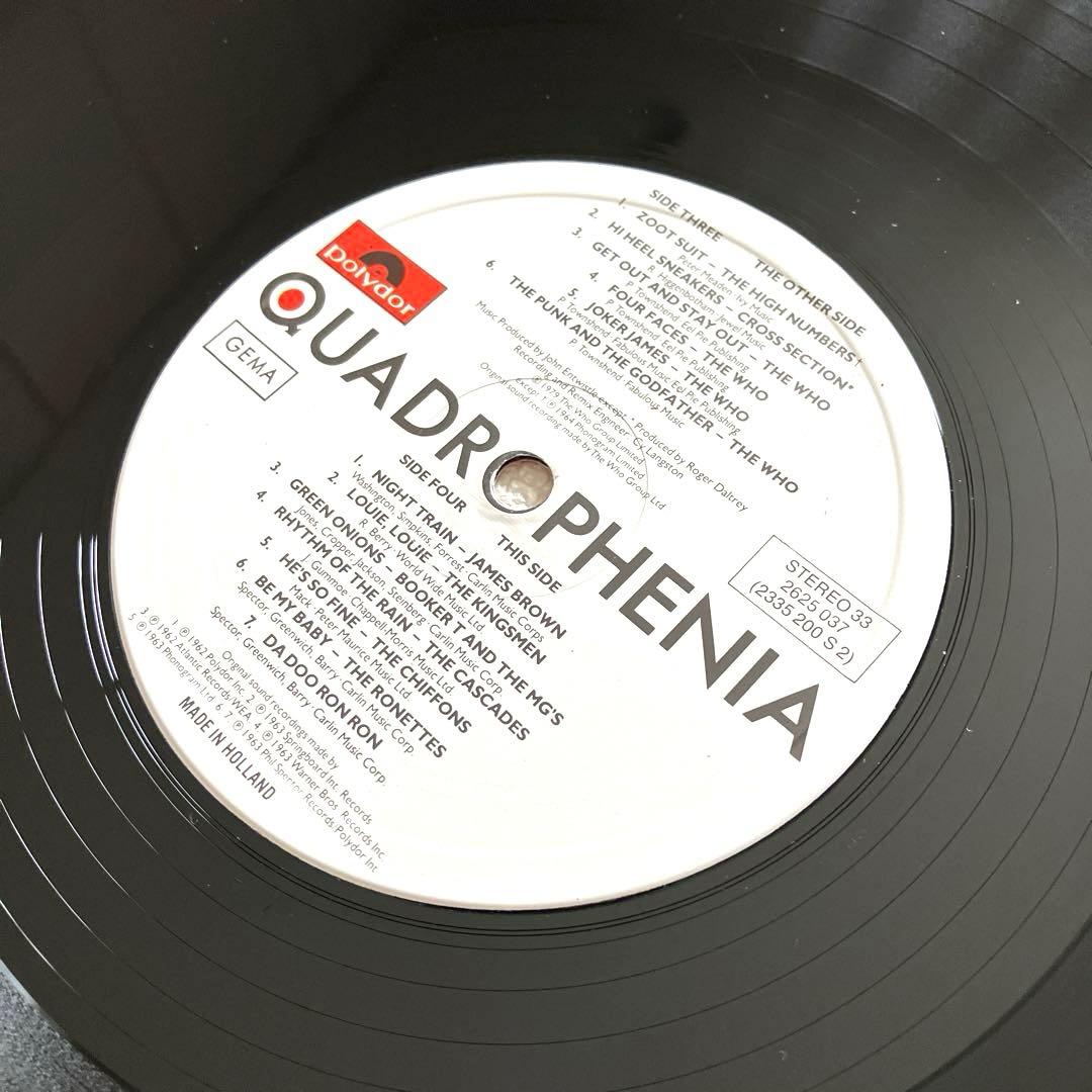 QUADROPHENIA THE WHO　2LP