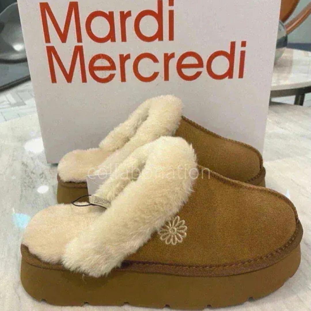 Mardi Mercredi ムートンブーツ ブラウン