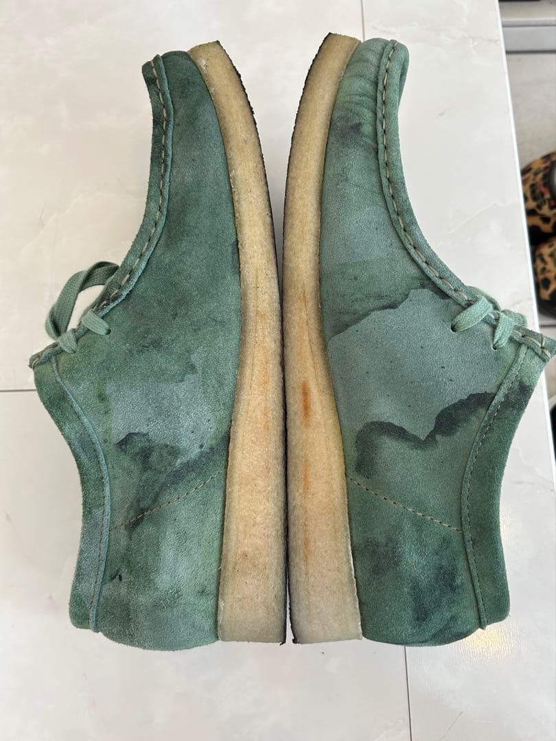 Clarks モカシン グリーン 8 UK