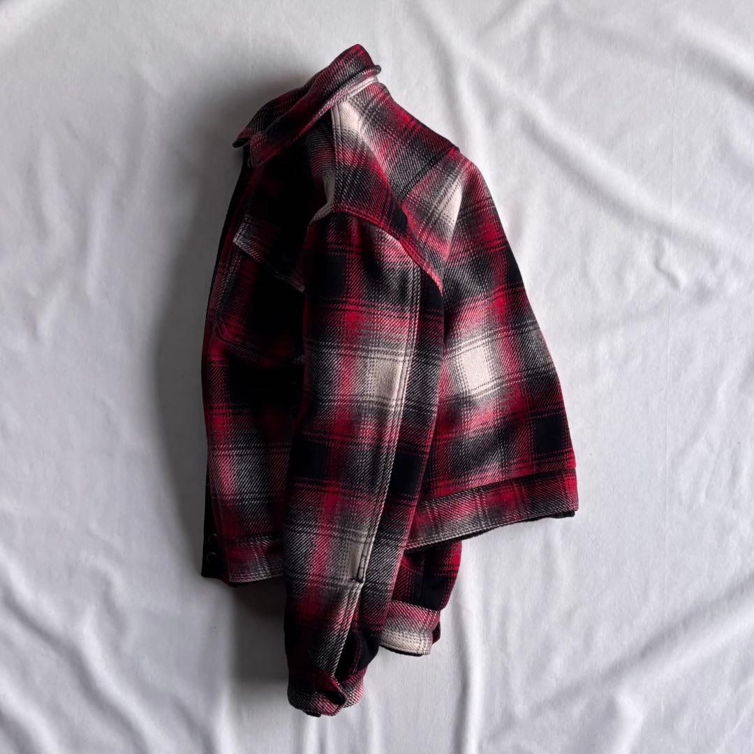 ジャケット・アウター 00s LEVI'S ombre check wool swing top