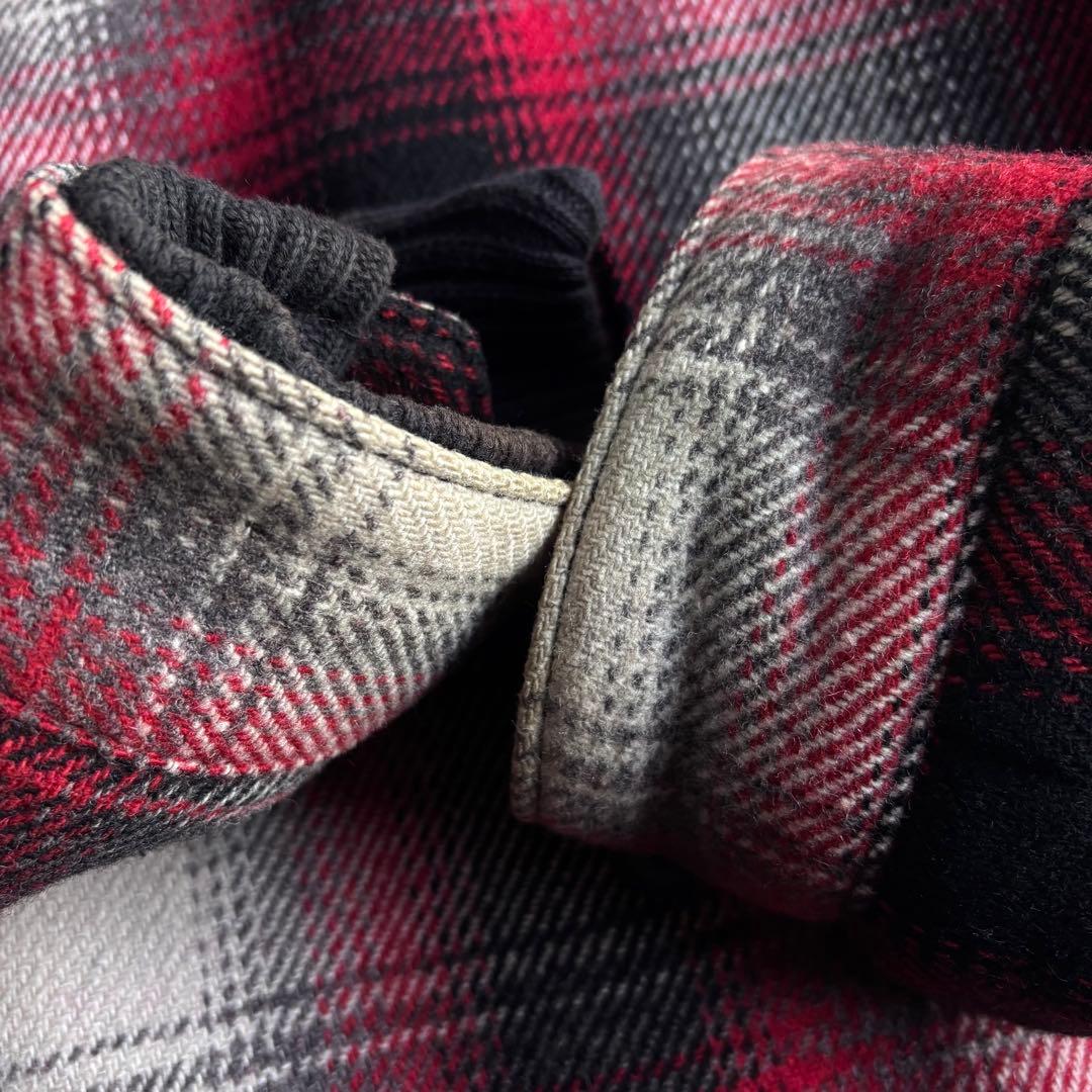 ジャケット・アウター 00s LEVI'S ombre check wool swing top