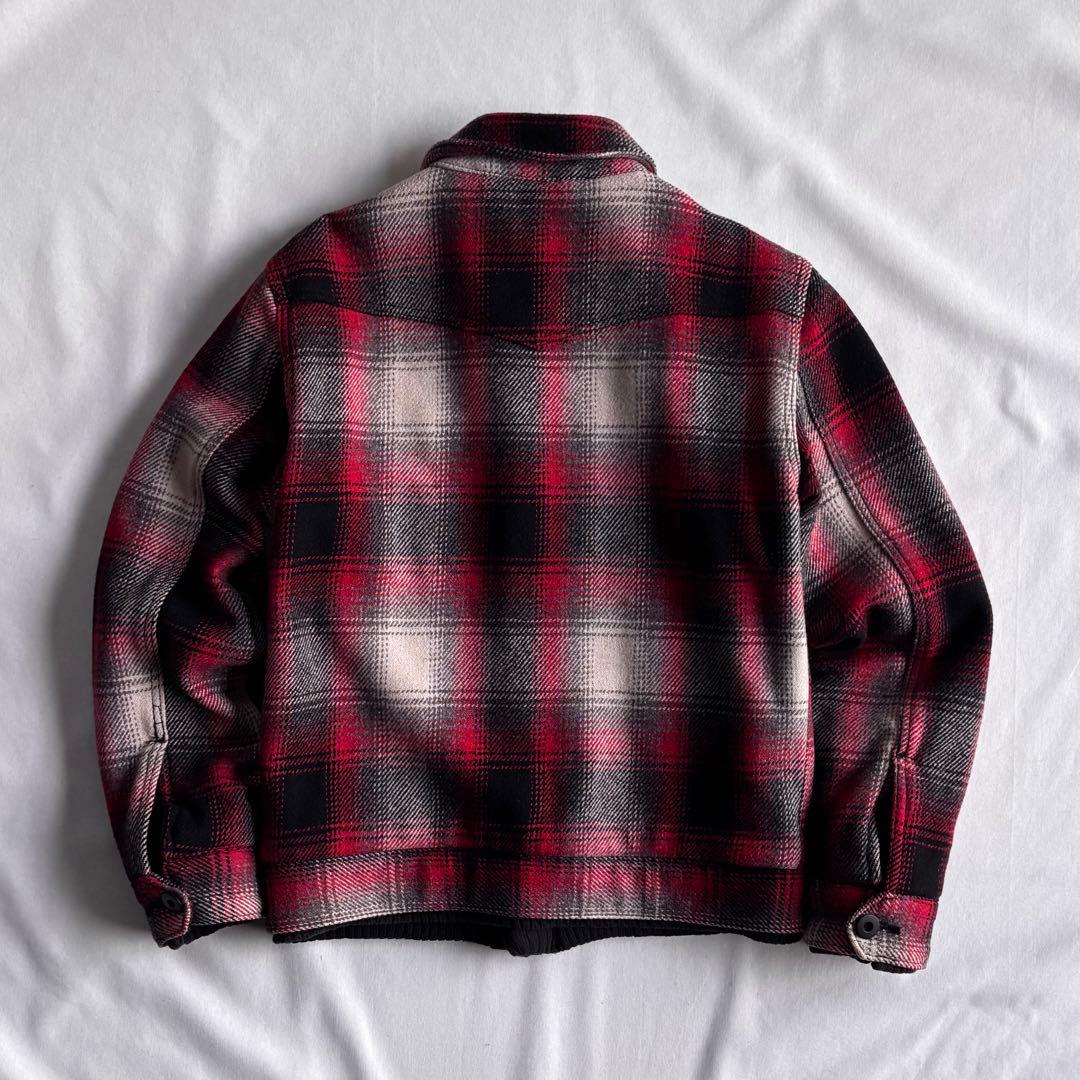 ジャケット・アウター 00s LEVI'S ombre check wool swing top