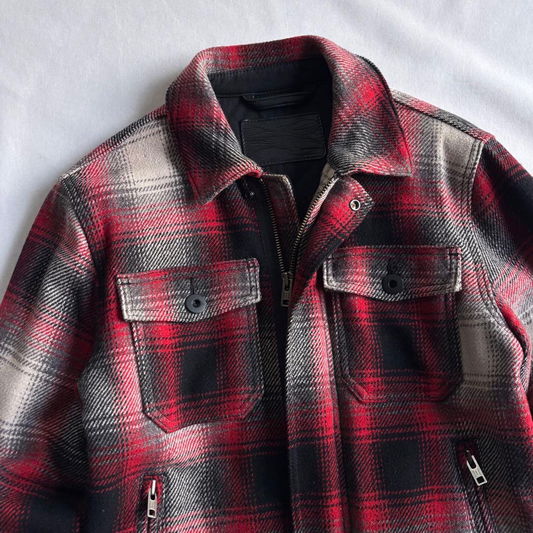 ジャケット・アウター 00s LEVI'S ombre check wool swing top