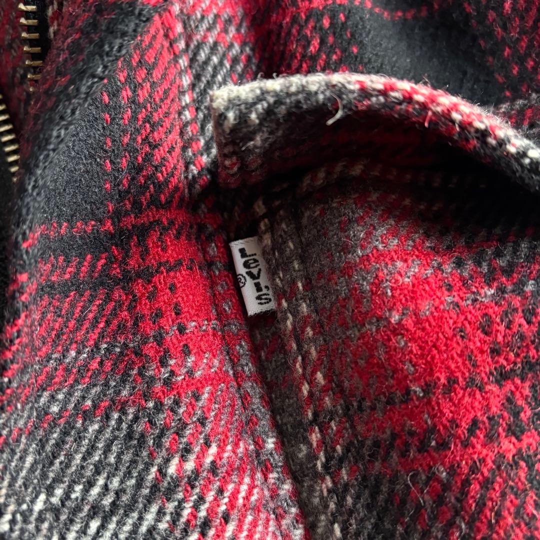 ジャケット・アウター 00s LEVI'S ombre check wool swing top