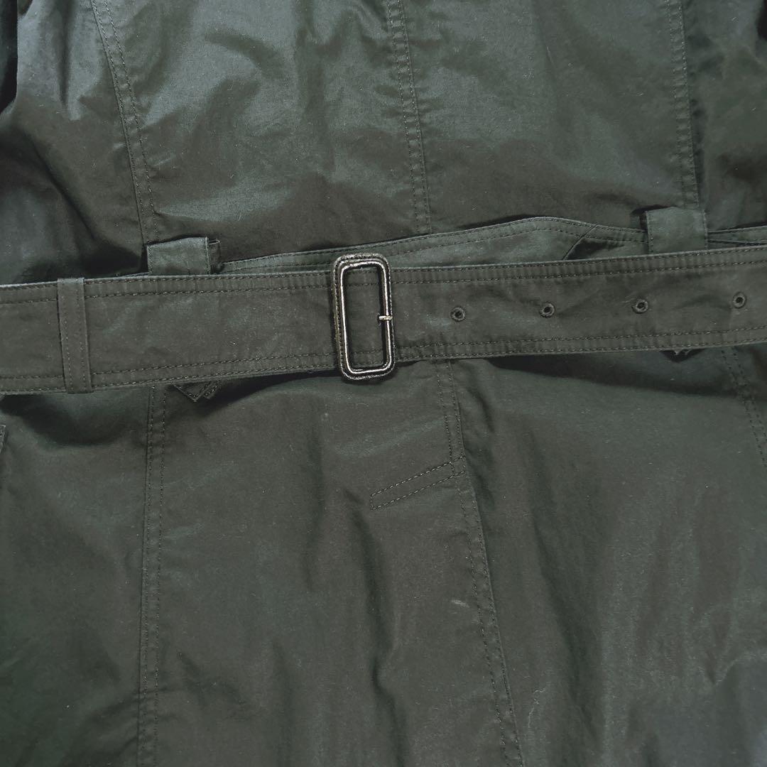 バーバリーBURBERRYトレンチコート スプリングコートネイビー紺36 S