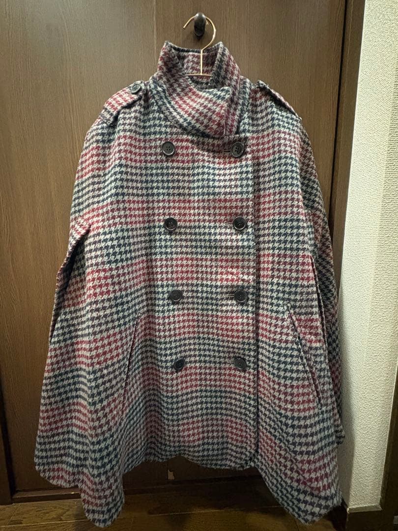 a*様 Bibiy/ ケープコートチェックコート