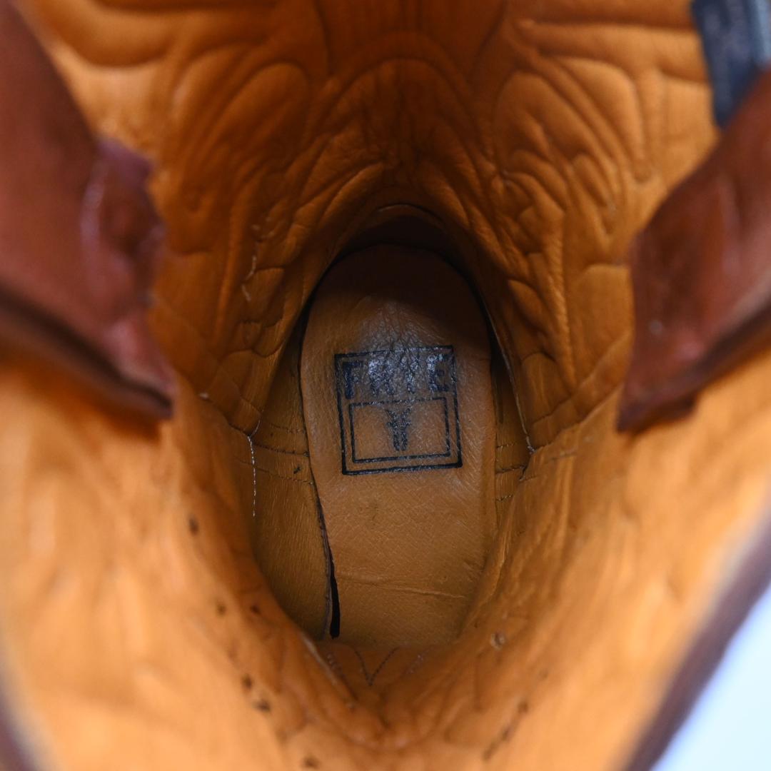 □ 44810★年 FRYE フライ ウェスタンブーツ 7 1/2 レザー