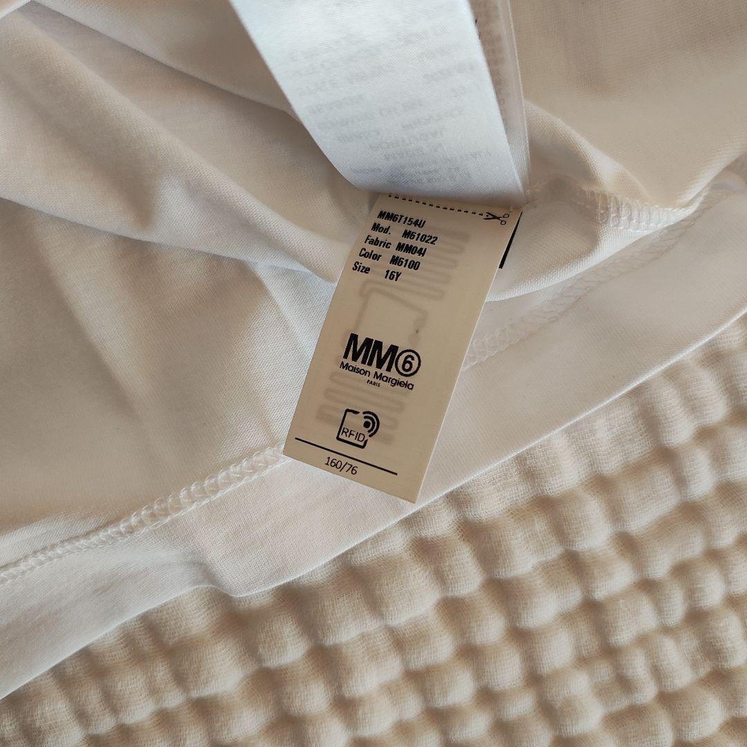 新作☆ MM6 MaisonMargiela Tシャツ ホワイト M 半袖