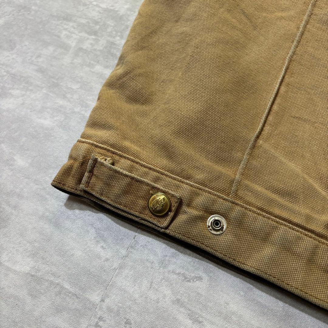 90s Dickies ダック デトロイトジャケット 襟コーデュロイ キャメル