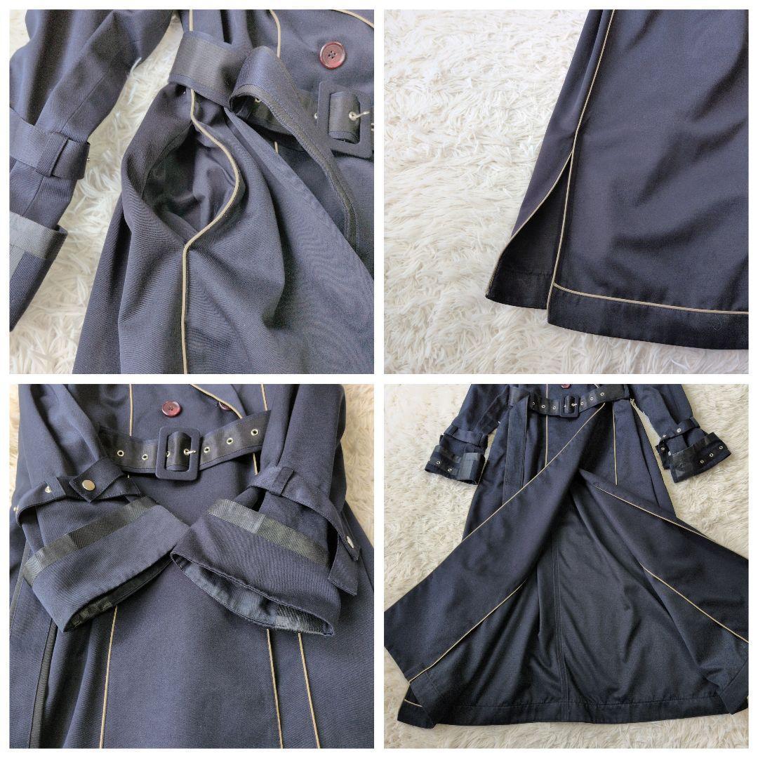 AMERI STUDIOUS別注 invert シームトレンチコート ネイビー