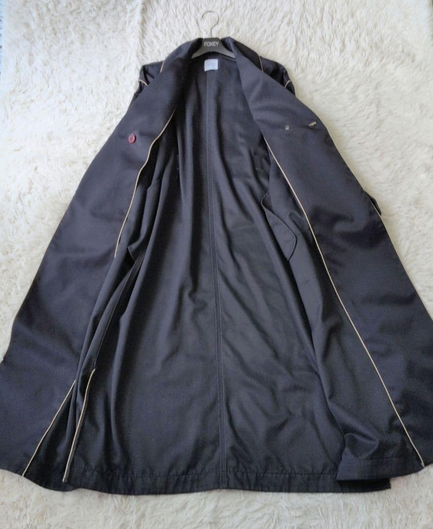 AMERI STUDIOUS別注 invert シームトレンチコート ネイビー