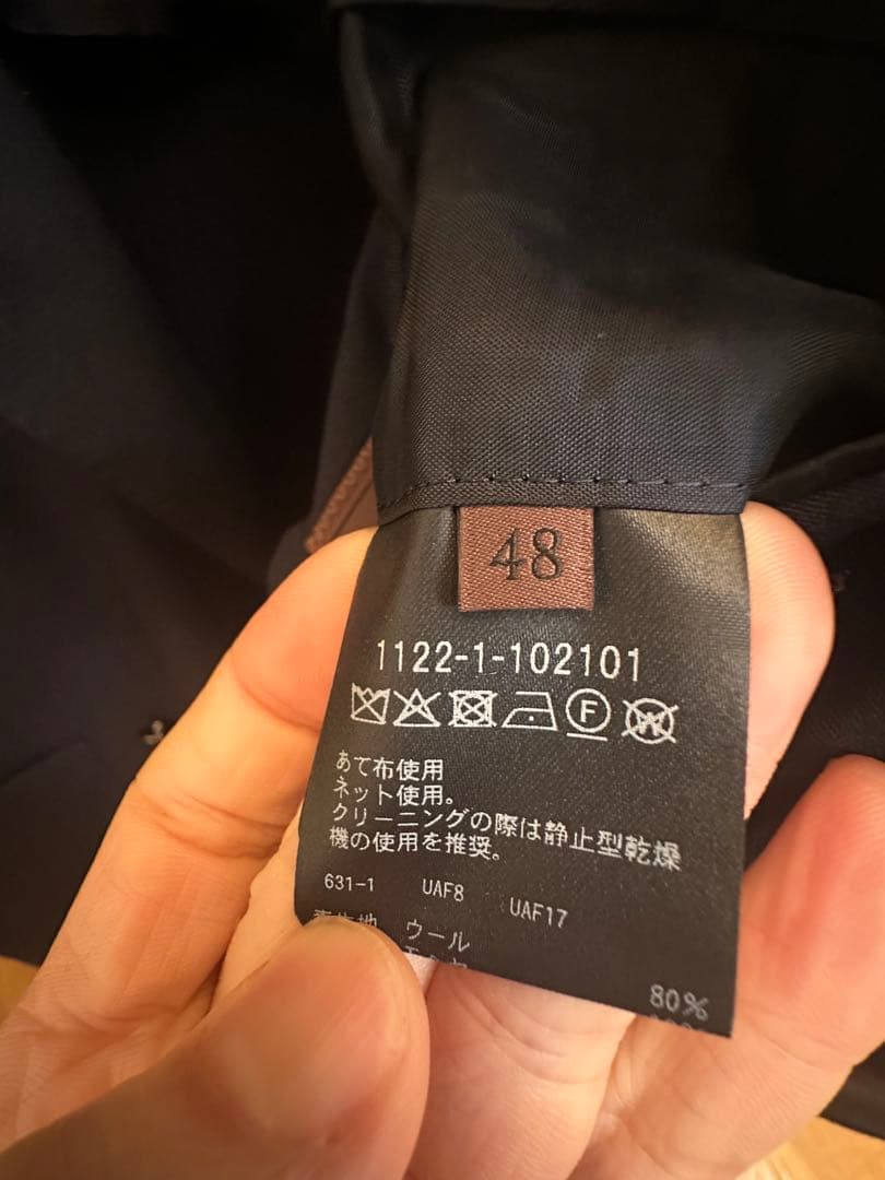 ウール モヘヤ 4ボタン ダブルブレストブレザー S‐MODEL