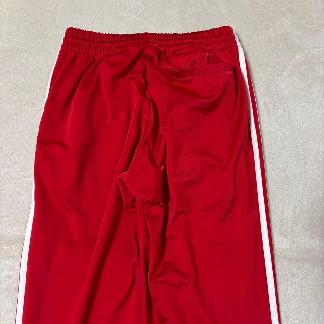 アディダス　ファイヤーバード　トラックパンツ　赤　白　レッド