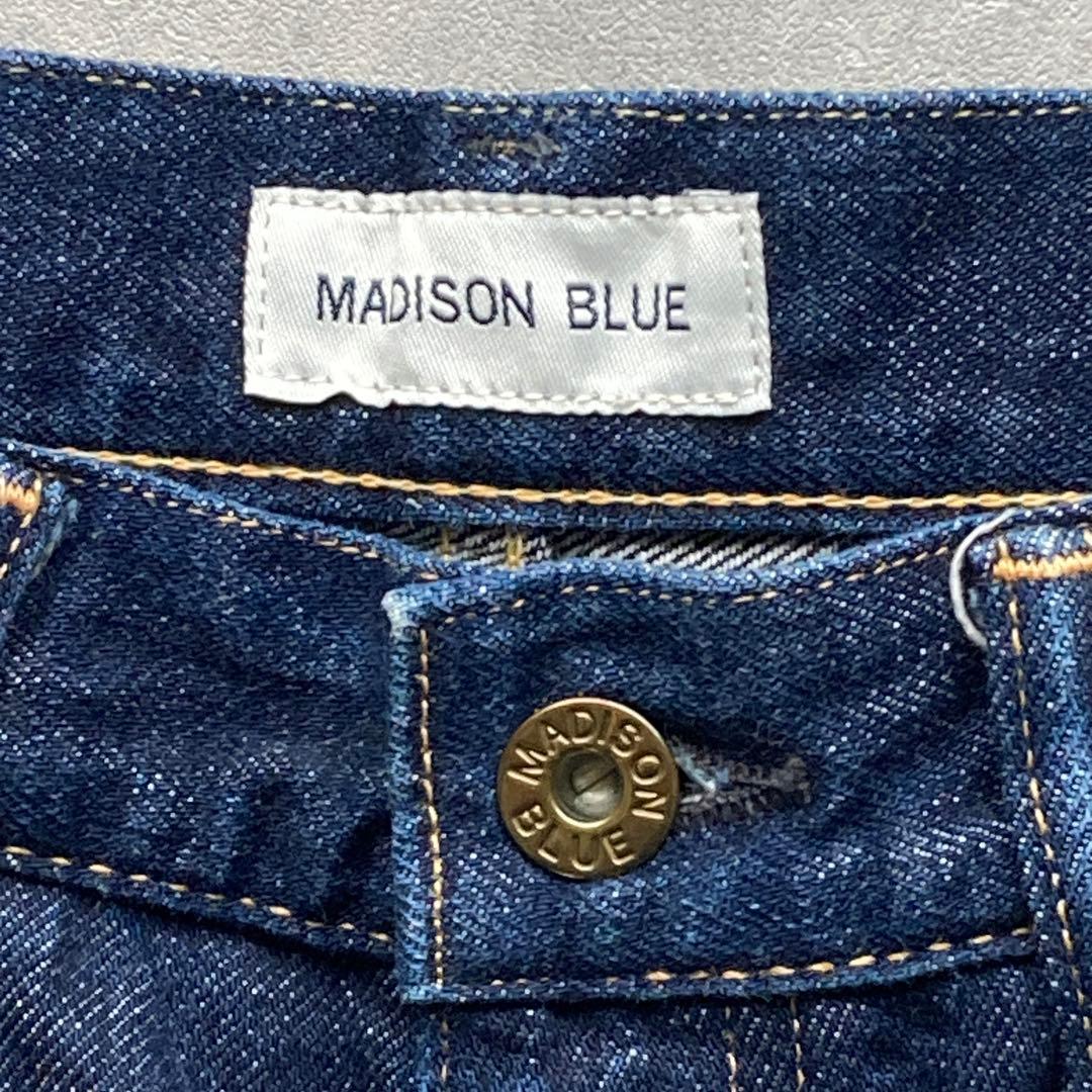 美品｜MADISON BLUE マディソンブルー｜濃紺｜クロップドデニム｜02