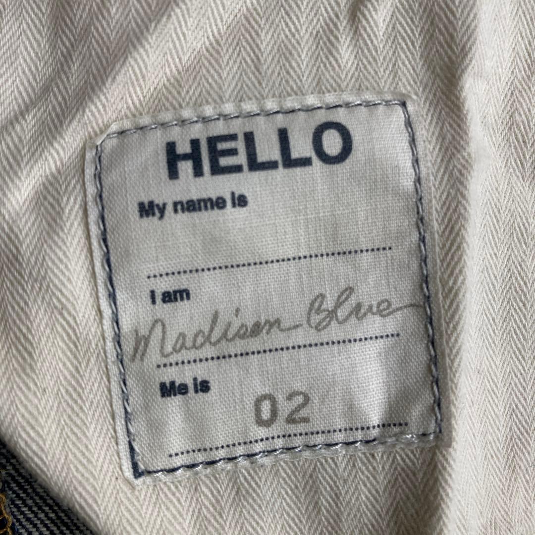 美品｜MADISON BLUE マディソンブルー｜濃紺｜クロップドデニム｜02