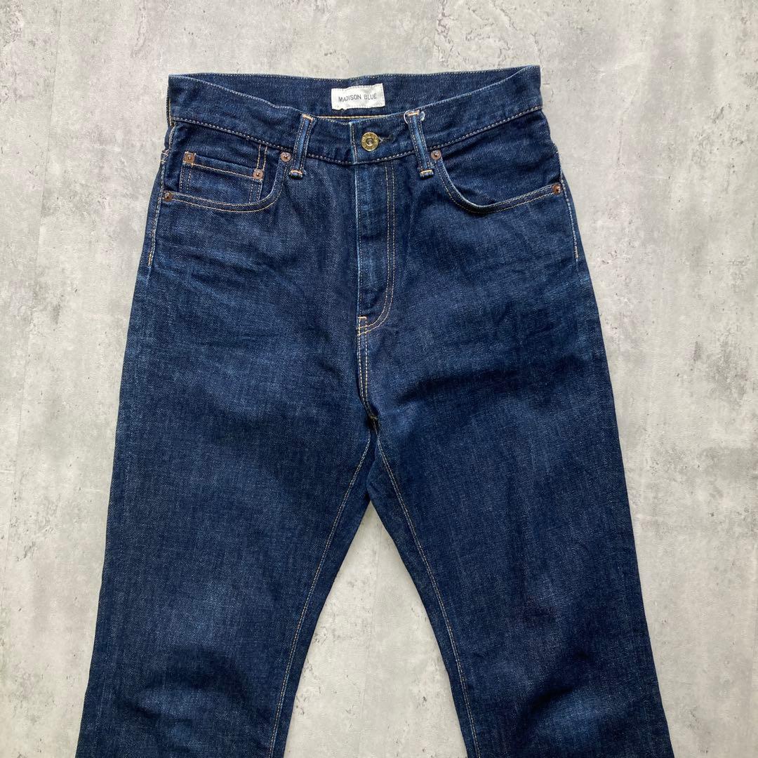 美品｜MADISON BLUE マディソンブルー｜濃紺｜クロップドデニム｜02