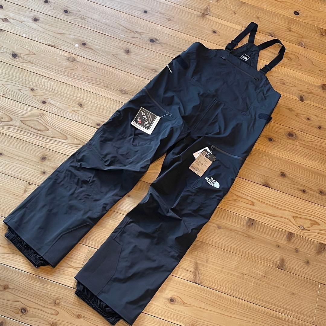 新品 ノースフェイス L 黒ゴアテックス レイバックBCビブ ユニセックス