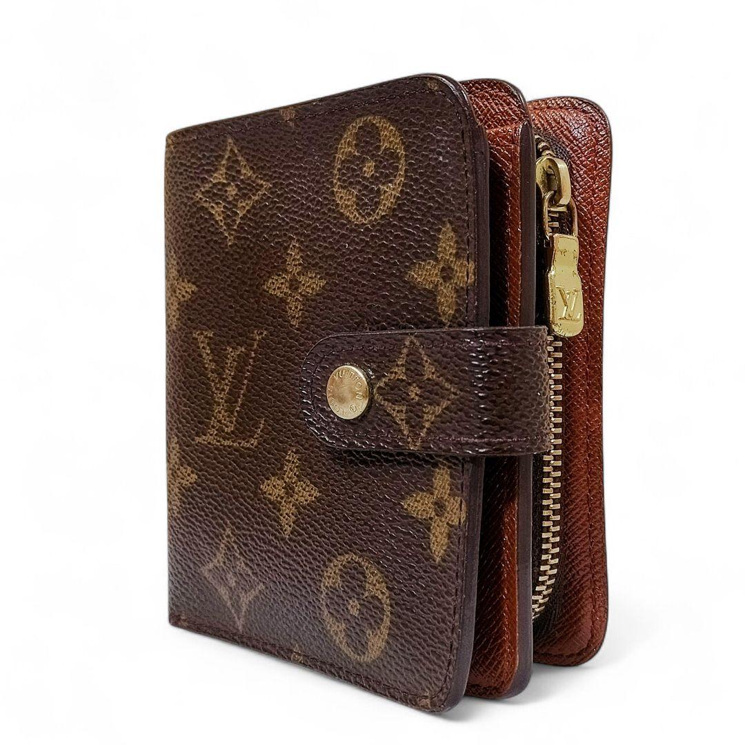 Louis Vuitton コンパクトジップ モノグラム 二つ折り M61667