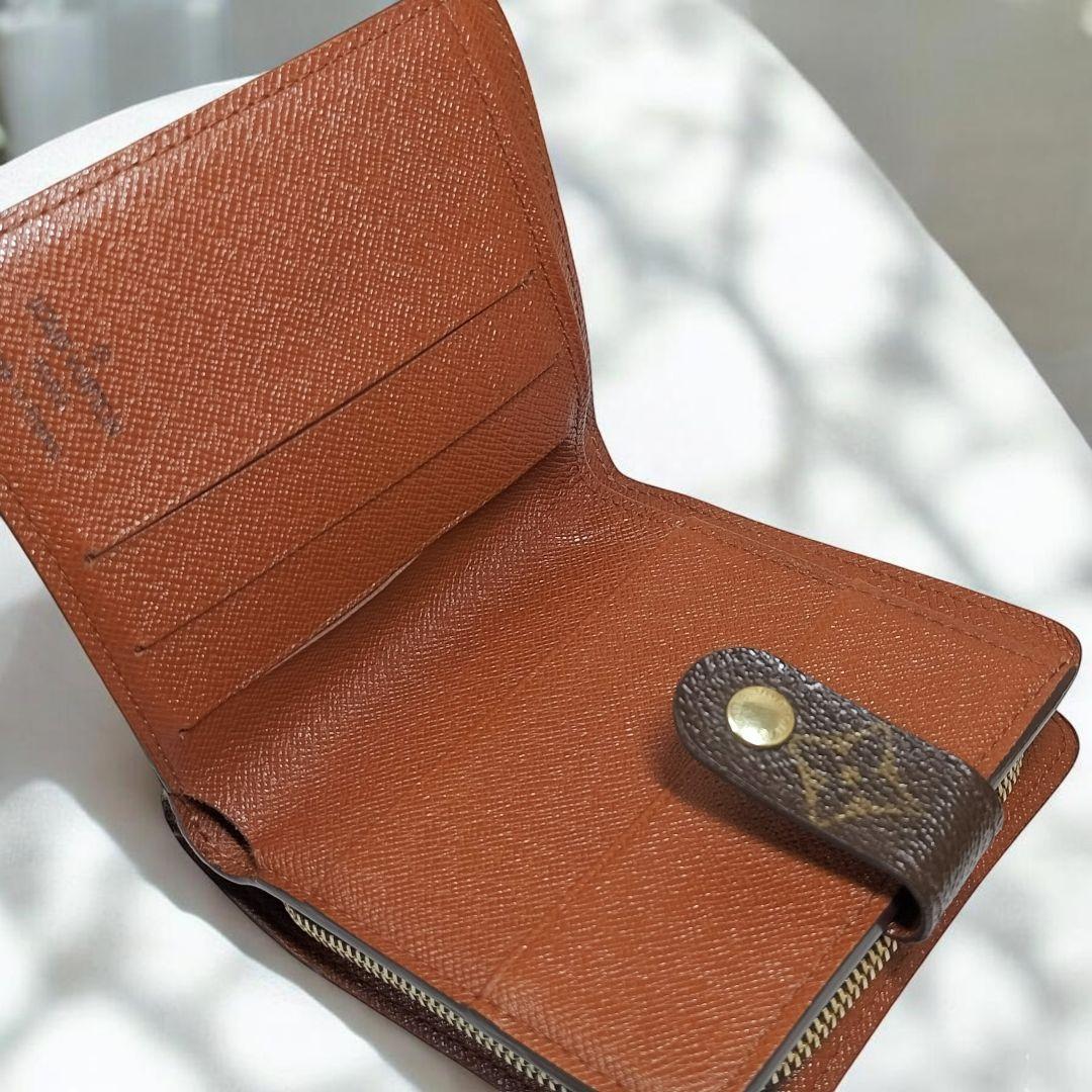 Louis Vuitton コンパクトジップ モノグラム 二つ折り M61667
