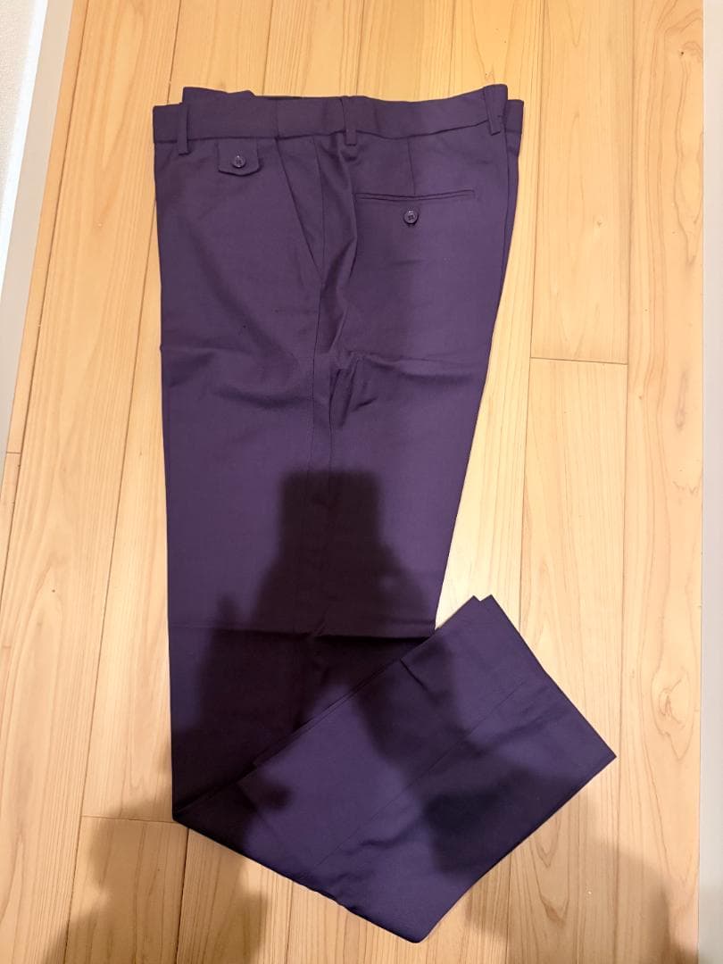 T007 YIMANIE メンズ スーツ 上下セット 4XL パープル