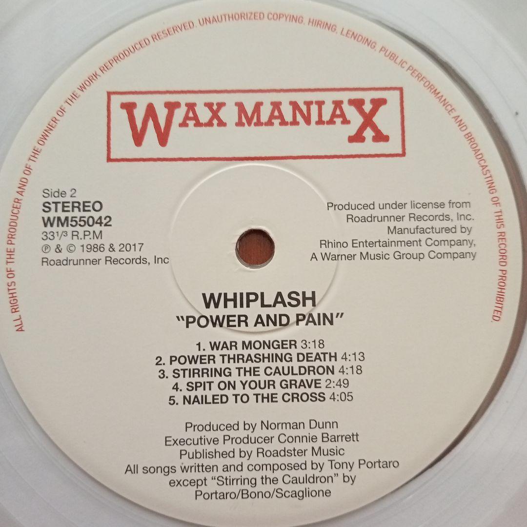【新品未使用】【Wax Maniax】Whiplash / Power And