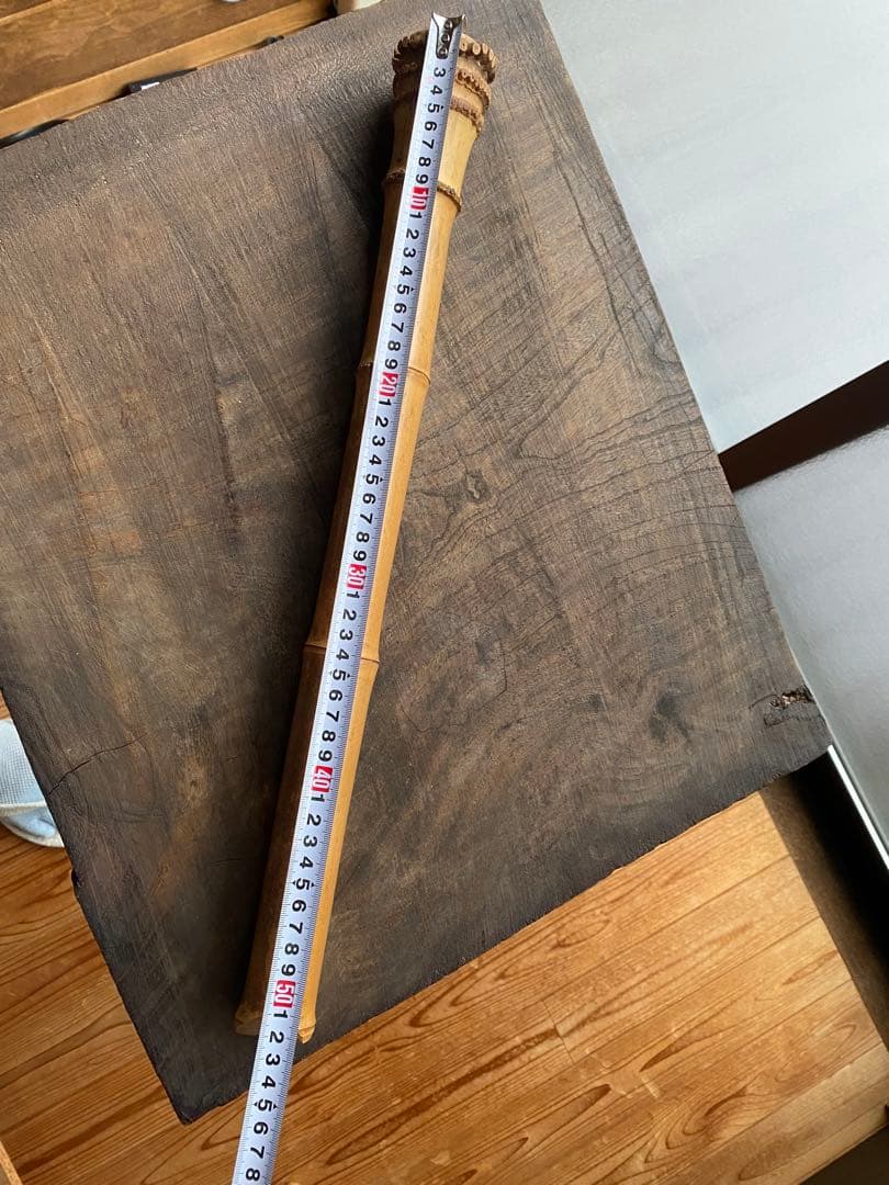 尺八本体 管楽器 雅楽 和楽器 竹製 5穴 約53cm