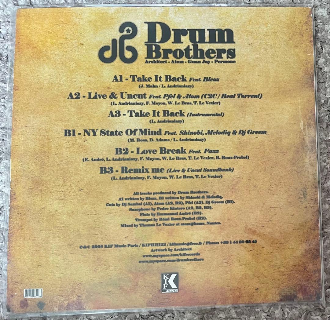 洋楽 Drum Brothers / Take It Back