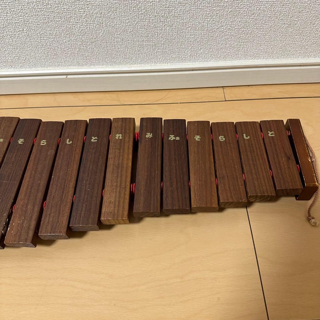 KAWAI シロフォン カリン 卓上木琴 30音