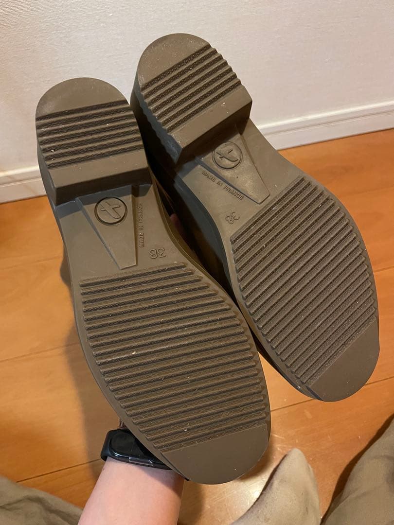 AIGLE レインブーツ 38 ブラウン