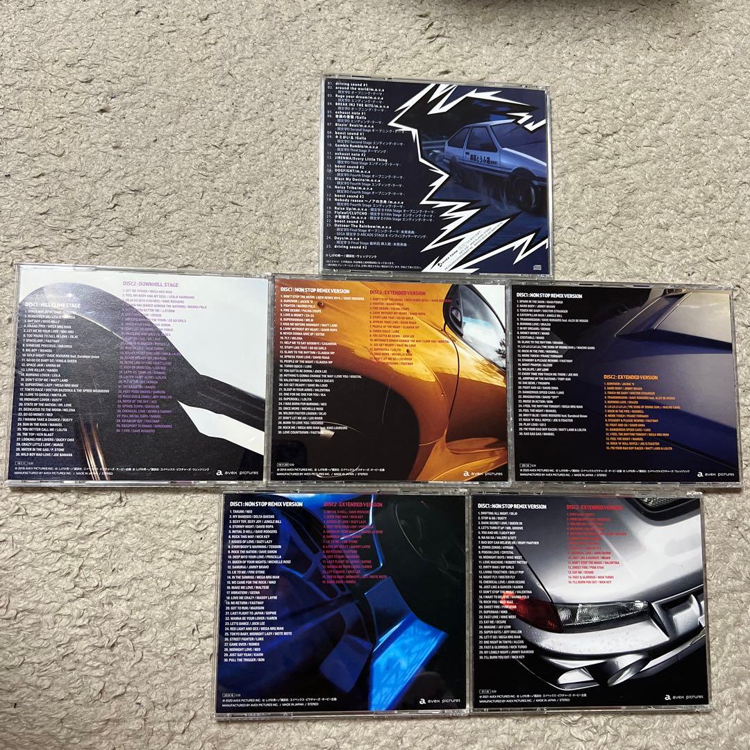 【ジーズ】頭文字D SUPER EUROBEAT CD ６枚セット