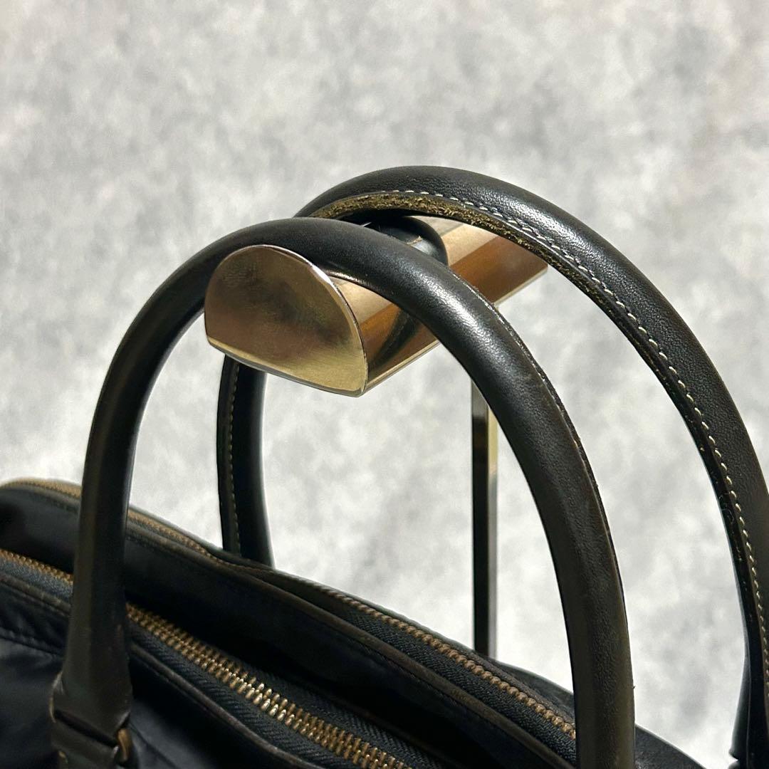 希少・美品✨ポーター ボストンバッグ 黒 ブラック 大容量 ナイロン レザー