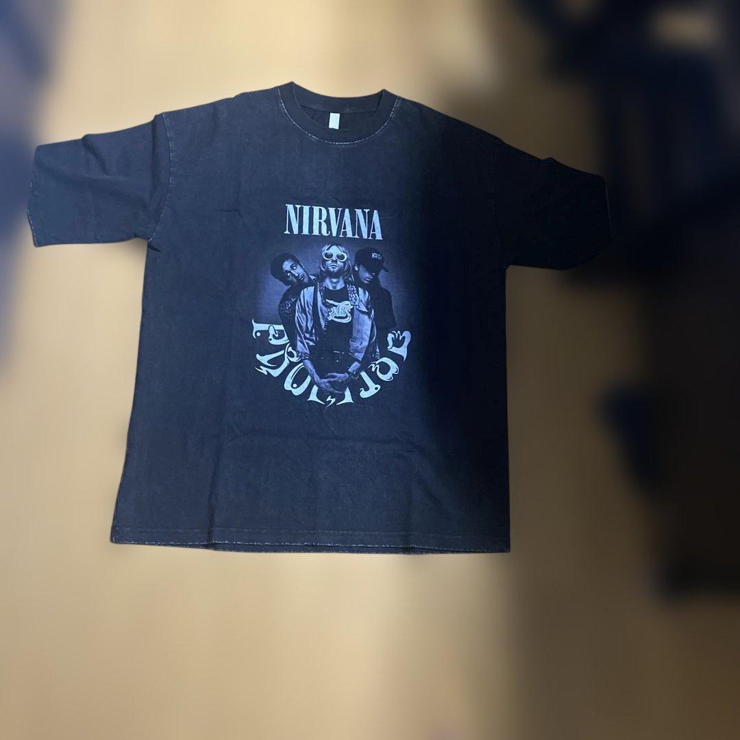 希少！NIRVANAブラックTシャツ