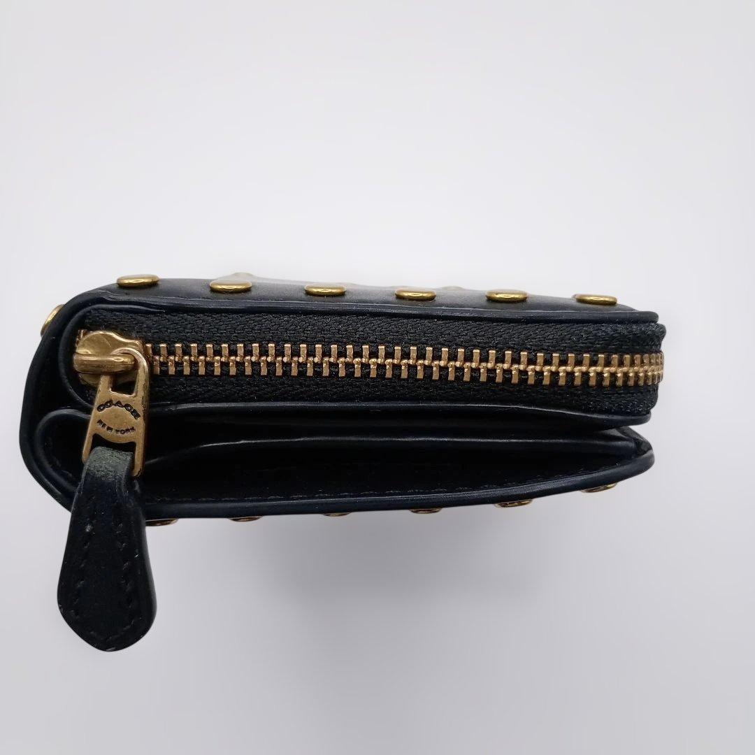COACH コーチ 二つ折りウォレット ブラック