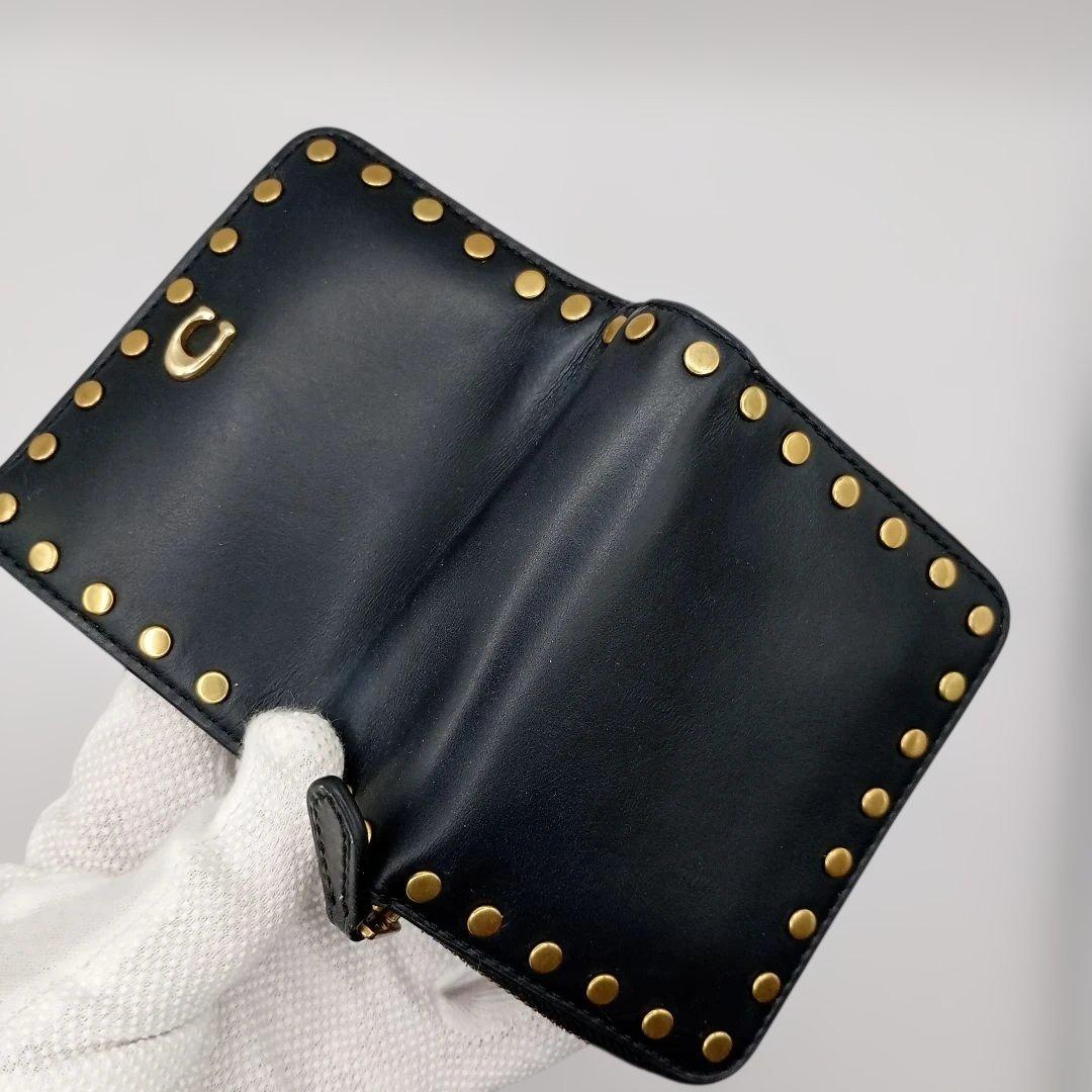 COACH コーチ 二つ折りウォレット ブラック