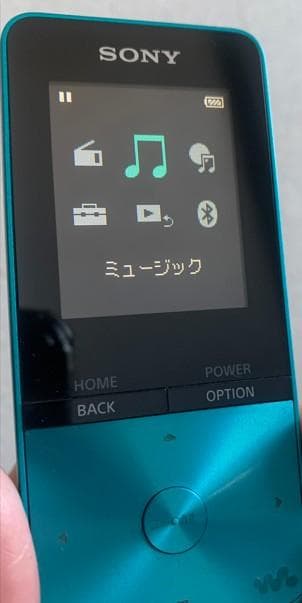 SONY ウォークマン 青色 充電器付き NW-S315(16GB)