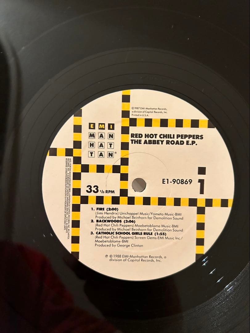 RED HOT CHILI PEPPERS THE ABBEY ROAD レア盤