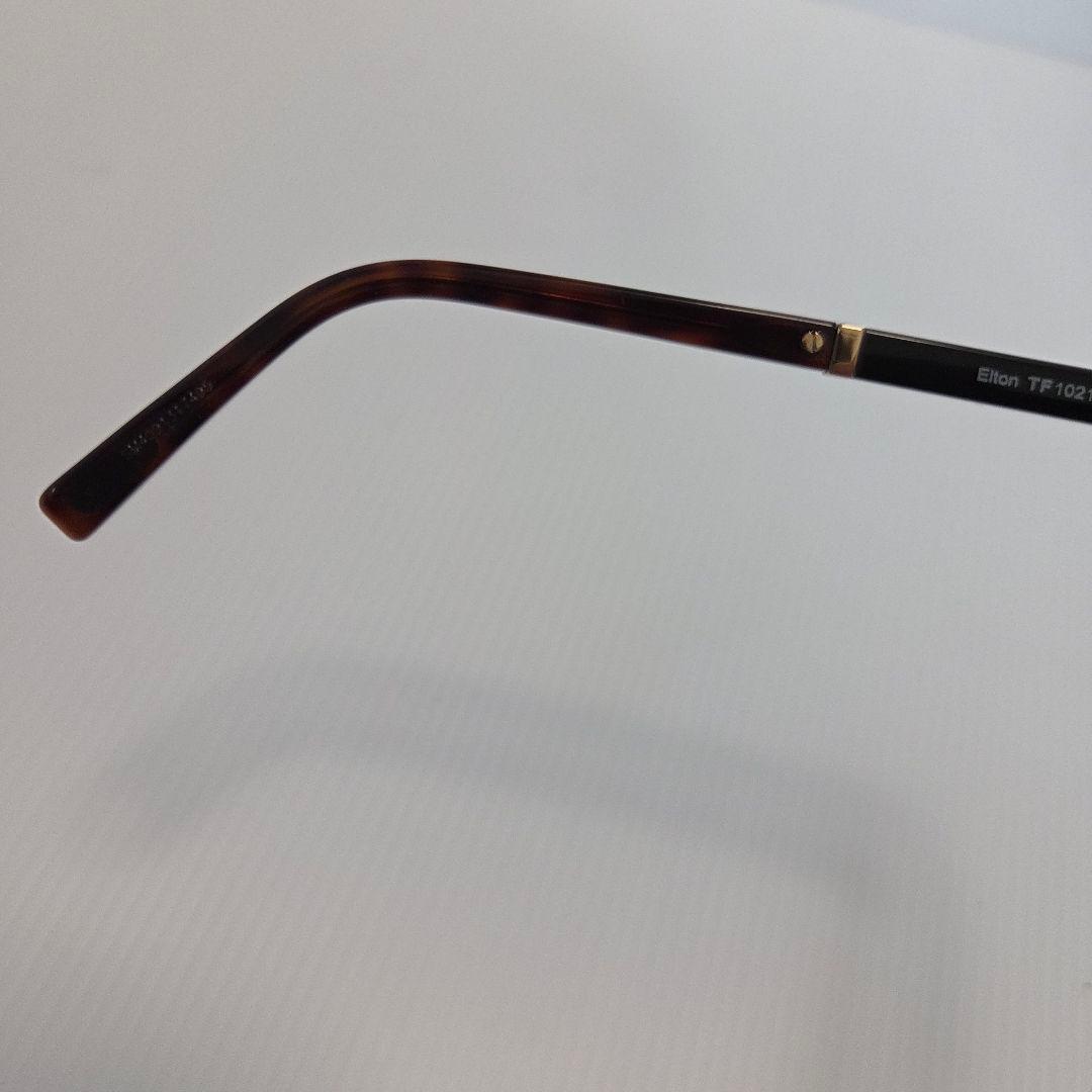 【美品】TOM FORD Elton TF1021 01N　サングラス　度入り