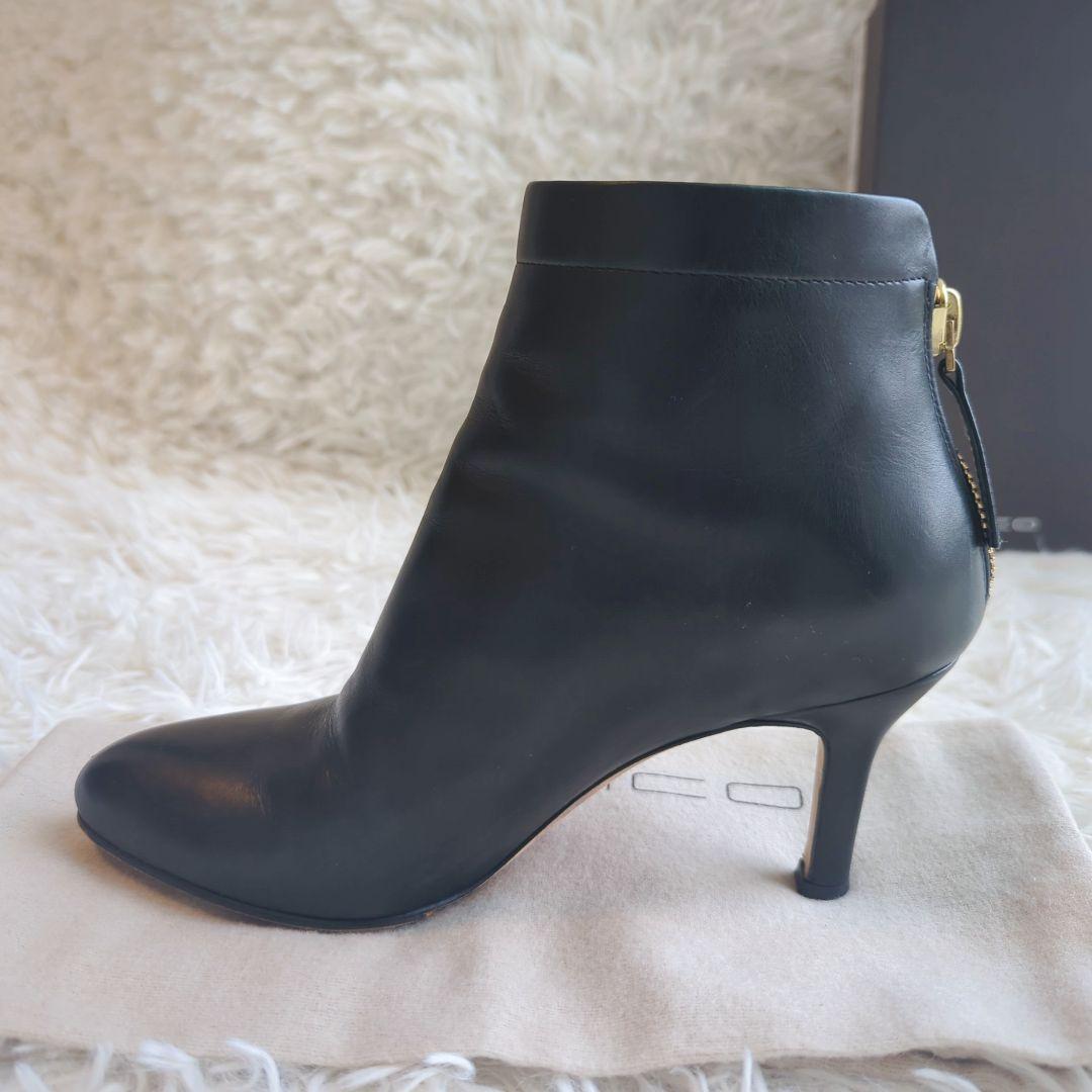 箱付き美品✨ペリーコ　TAXI80　レザーショートブーツ　ブラック黒　36