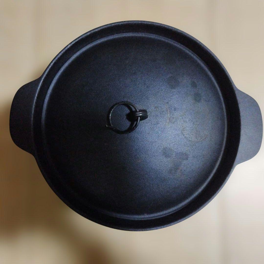 及源 (OIGEN) 南部鉄器 南部ごはん釜 5合炊き F-413【保証書付】