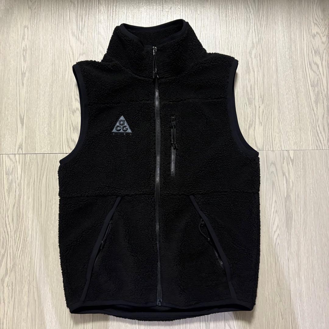 希少 nike acg フリースベスト 海外限定ブラック